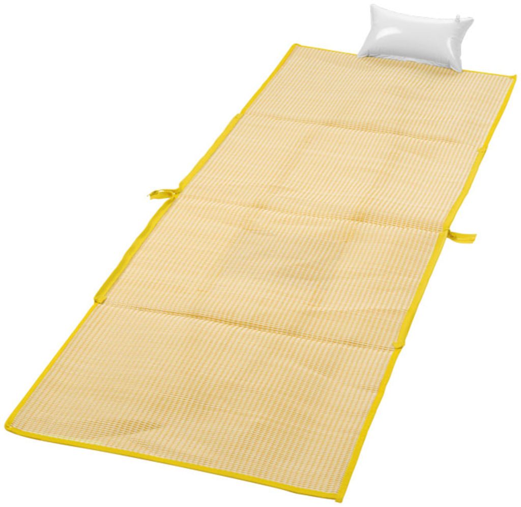 Сумка-тоут пляжна складна і килимок Bonbini, колір жовтий