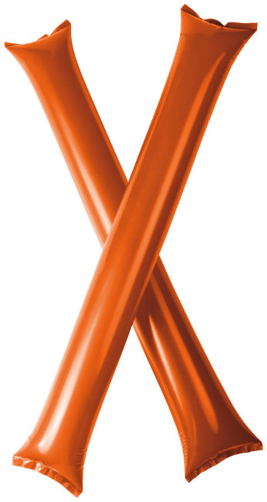 Палиці-стукалки Cheer надувні, колір помаранчевий