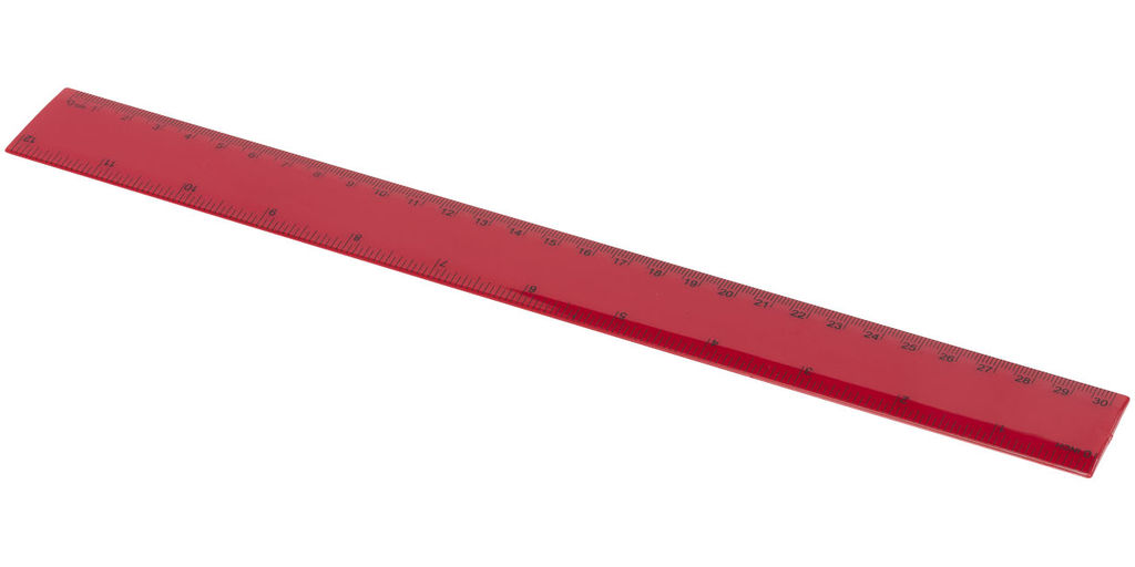 Лінійка Ruly 30 см, колір червоний