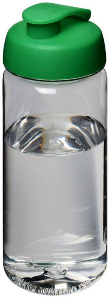 Пляшка спортивна H2O Octave , колір прозорий, зелений