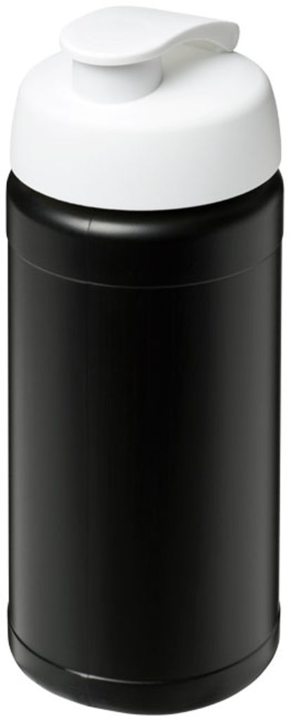 Бутылка спортивная Baseline Plus , цвет сплошной черный, белый