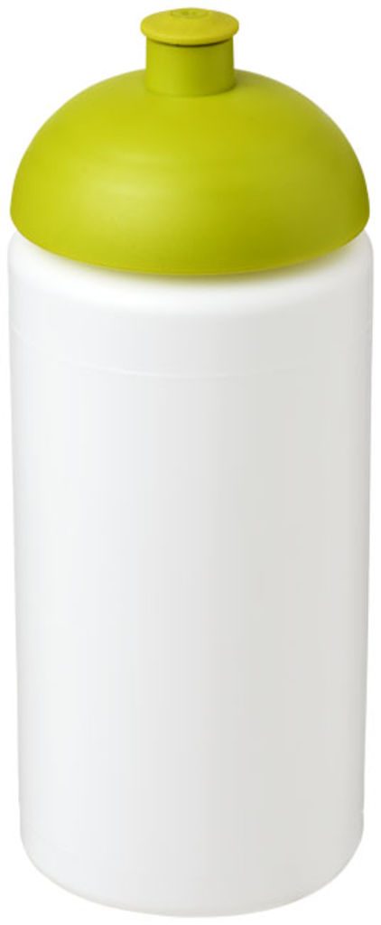 Бутылка спортивная Baseline Plus grip , цвет белый, зеленый лайм