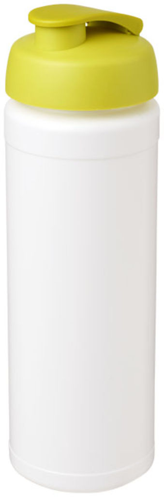 Пляшка спортивна Baseline Plus grip , колір білий, зелений лайм
