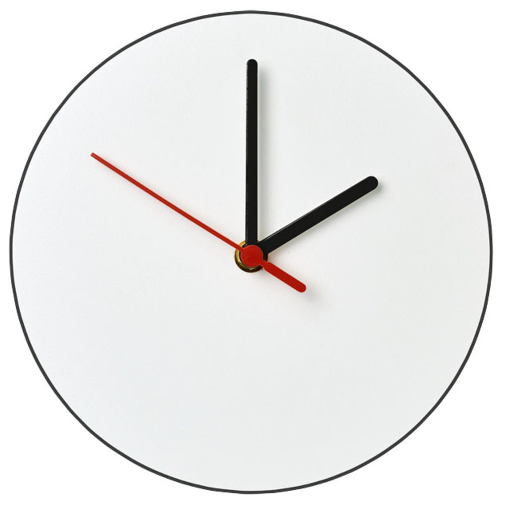 Годинник настінний Brite-Clock, колір суцільний чорний - 21053200- Фото №2