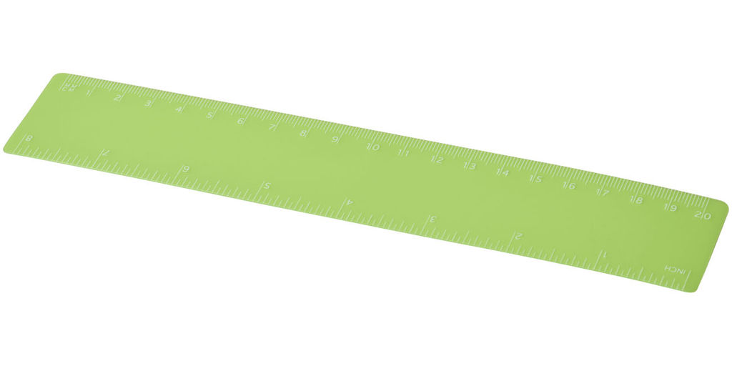Лінійка Rothko  20 см, колір зелений прозорий