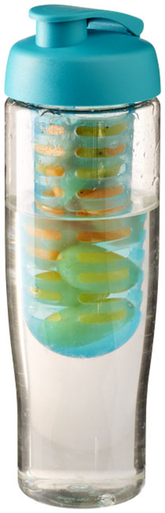 Бутылка спортивная H2O Tempo , цвет прозрачный, цвет морской волны