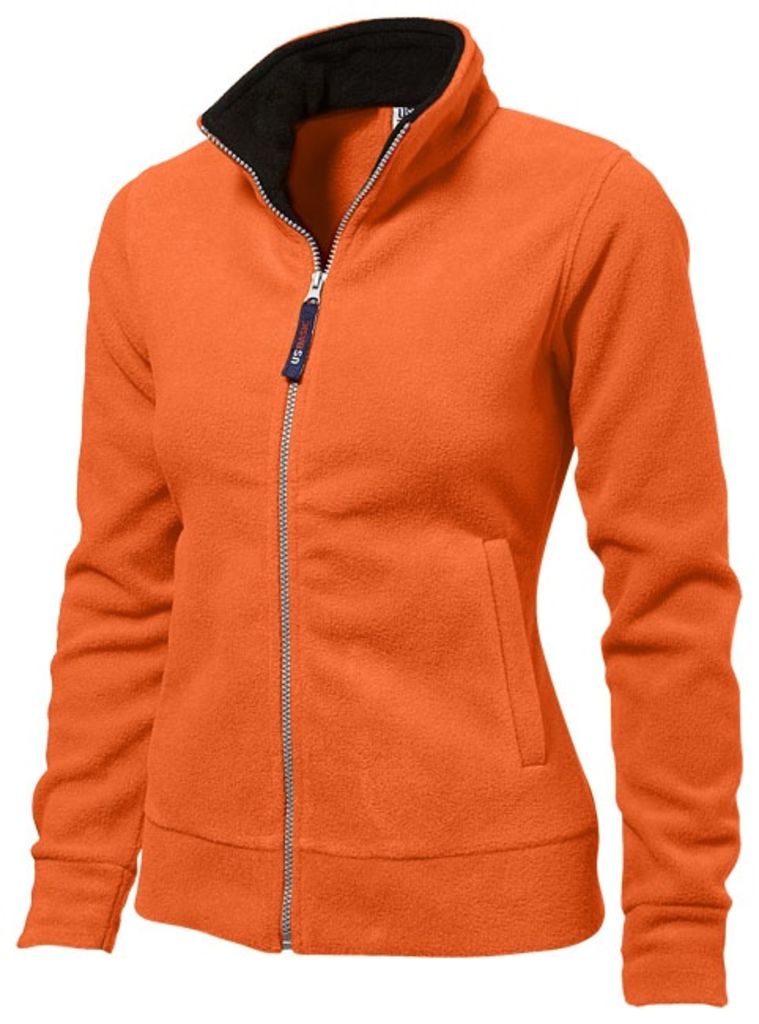 Куртка флисовая Nashville женская, цвет оранжевый с черным  размер S-XXL