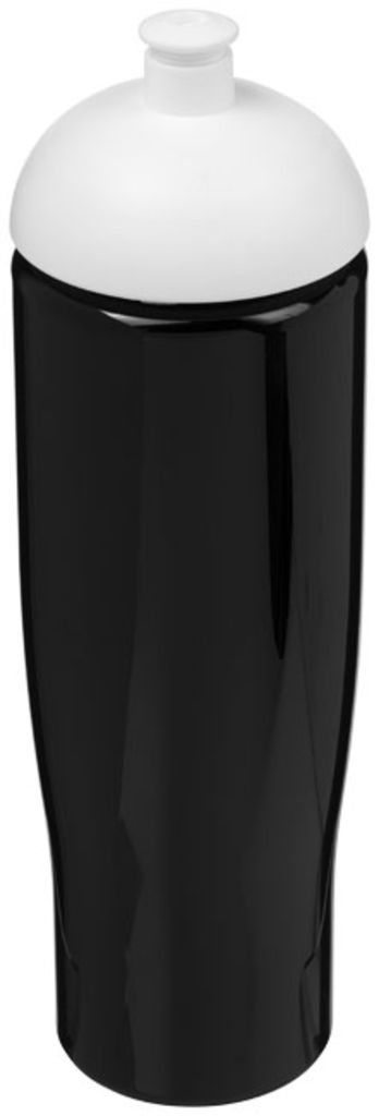 Бутылка спортивная H2O Tempo , цвет сплошной черный, белый