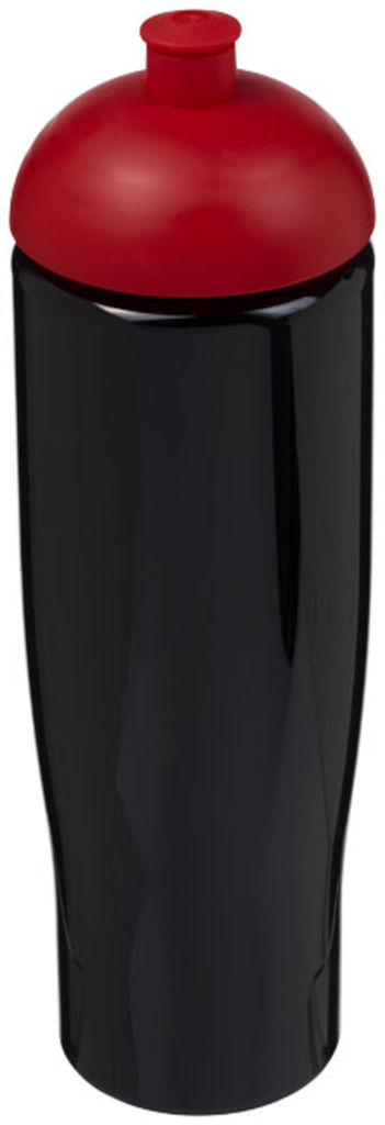 Бутылка спортивная H2O Tempo , цвет сплошной черный, красный