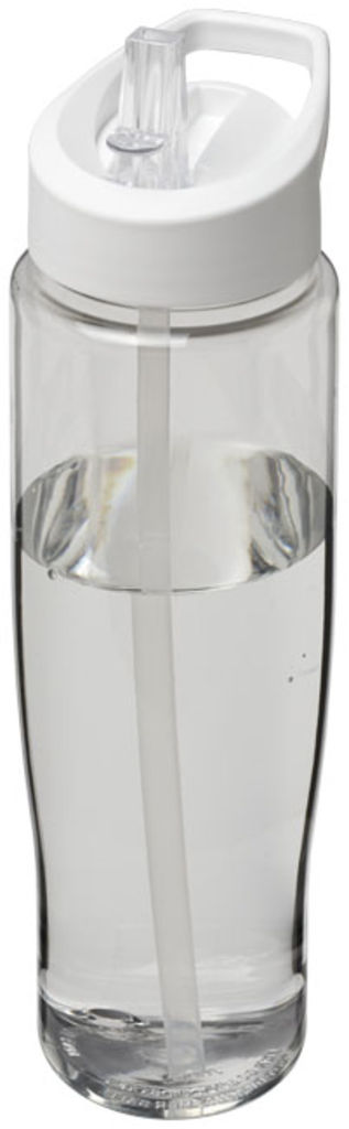 Пляшка спортивна H2O Tempo , колір прозорий, білий