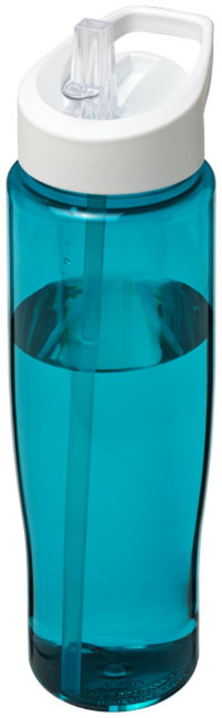 Пляшка спортивна H2O Tempo , колір колір морської хвилі, білий