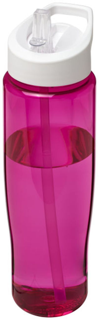 Пляшка спортивна H2O Tempo , колір рожевий, білий