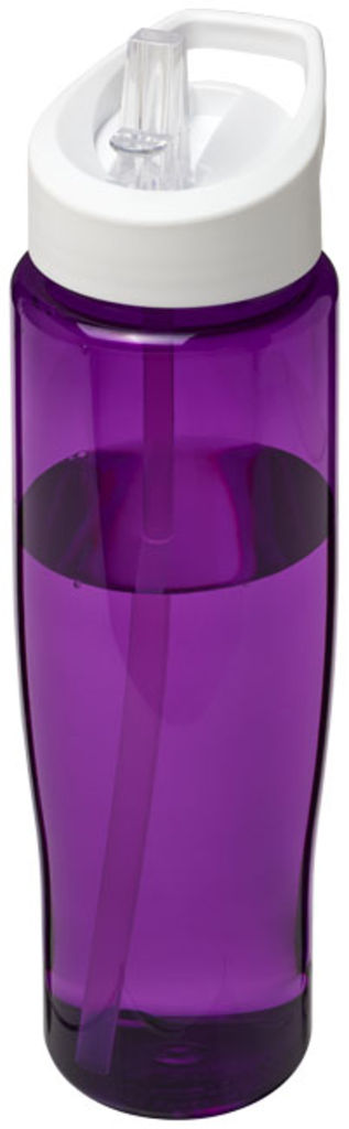 Пляшка спортивна H2O Tempo , колір пурпурний, білий