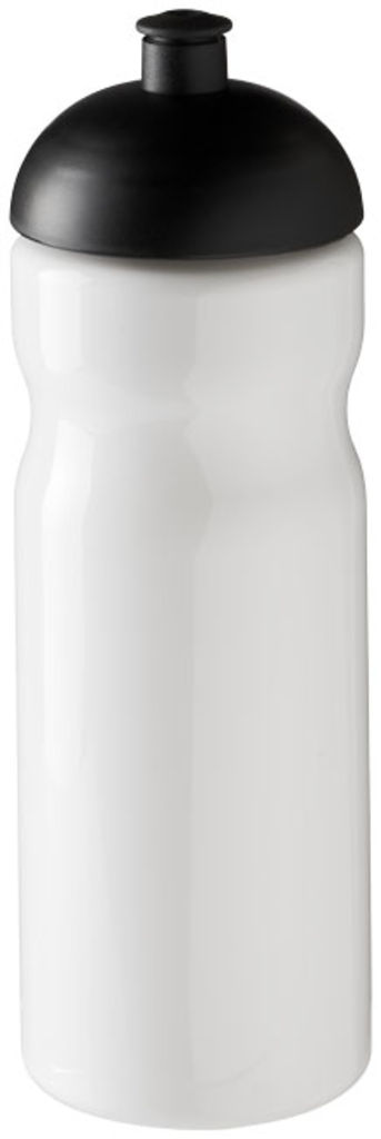 Бутылка спортивная H2O Base , цвет белый, сплошной черный