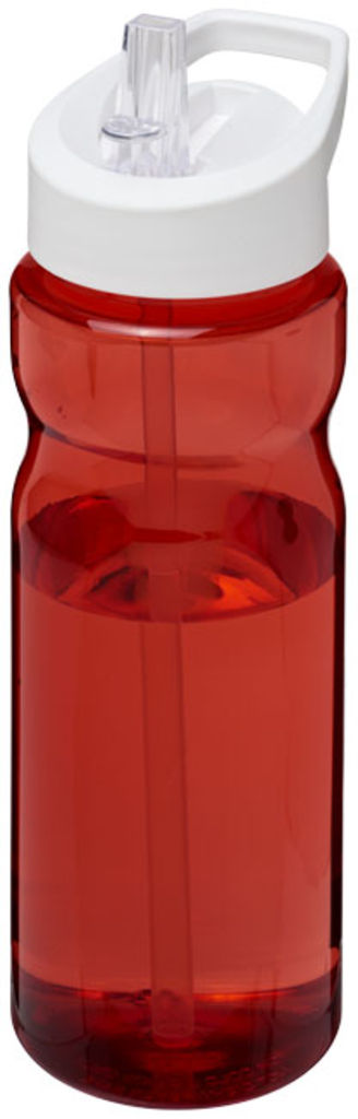 Бутылка спортивная H2O Base , цвет красный, белый