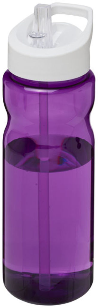 Пляшка спортивна H2O Base , колір пурпурний, білий