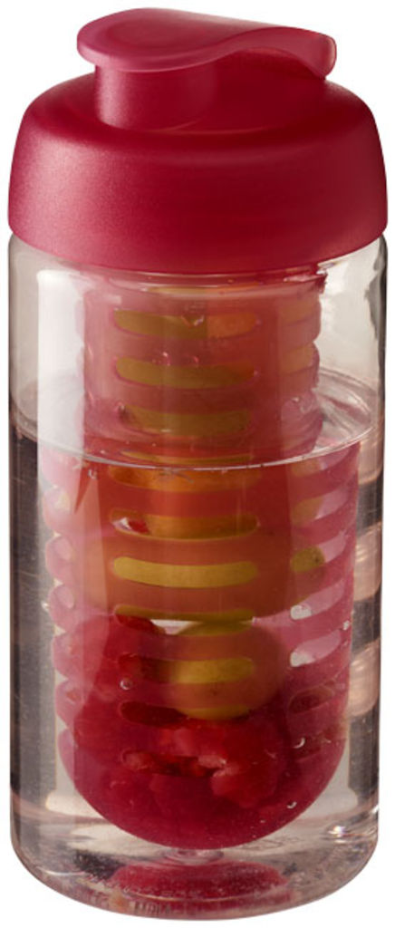 Бутылка спортивная H2O Bop , цвет прозрачный, розовый