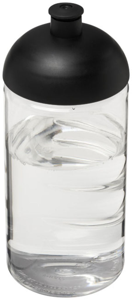 Бутылка спортивная H2O Bop , цвет прозрачный, сплошной черный