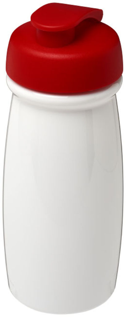 Бутылка спортивная H2O Pulse , цвет белый, красный