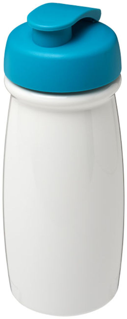 Бутылка спортивная H2O Pulse , цвет белый, аква