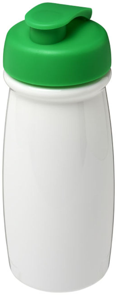 Бутылка спортивная H2O Pulse , цвет белый, зеленый