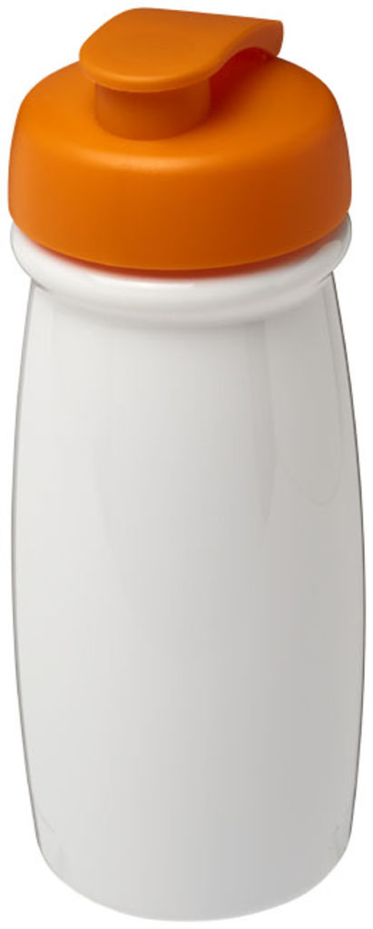 Бутылка спортивная H2O Pulse , цвет белый, оранжевый