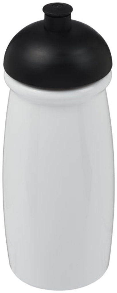Бутылка спортивная H2O Pulse , цвет белый, сплошной черный