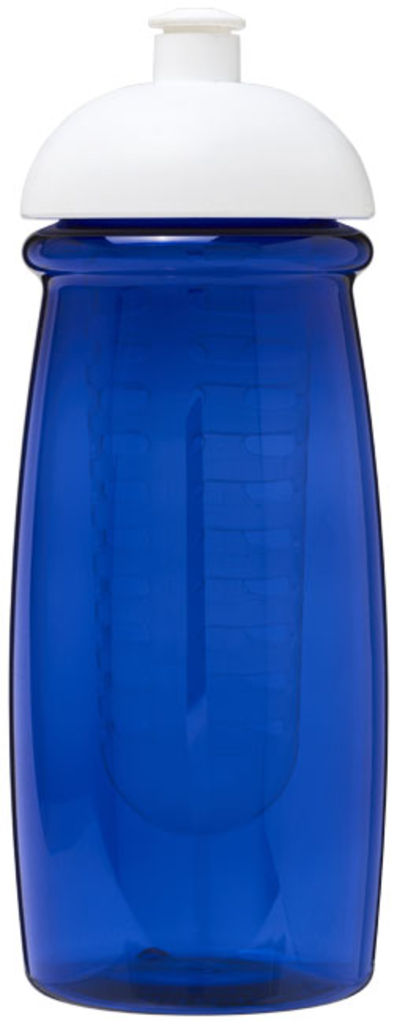 Бутылка спортивная H2O Pulse, цвет синий прозрачный, белый - 21005700- Фото №3