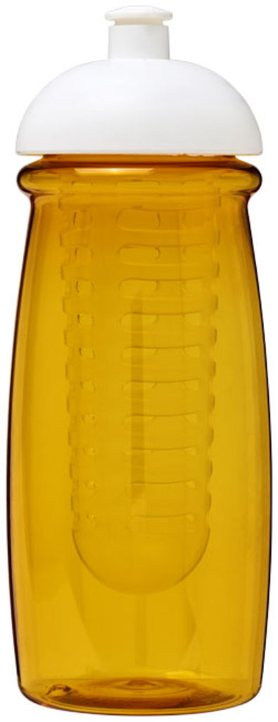 Бутылка спортивная H2O Pulse, цвет желтый, белый - 21005703- Фото №3