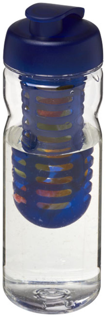 Пляшка спортивна H2O Base , колір прозорий, синій