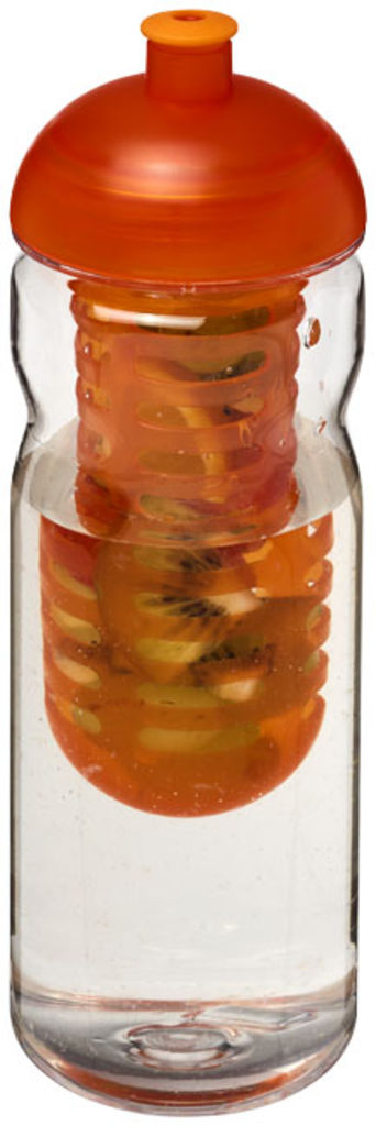 Бутылка спортивная H2O Base , цвет прозрачный, оранжевый