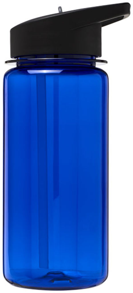 Пляшка спортивна H2O Octave, колір синій, суцільний чорний - 21006702- Фото №3
