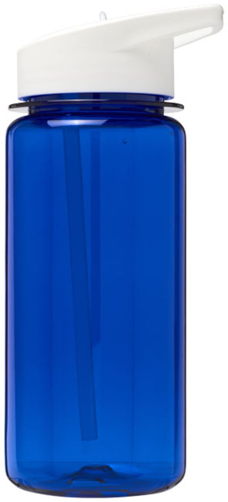 Бутылка спортивная H2O Octave, цвет синий, белый - 21006703- Фото №3