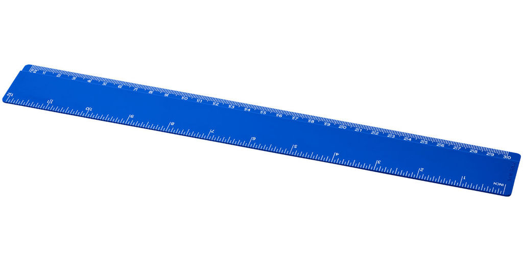 Лінійка Renzo  30 см, колір синій