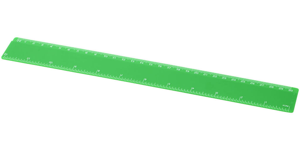 Лінійка Renzo  30 см, колір зелений