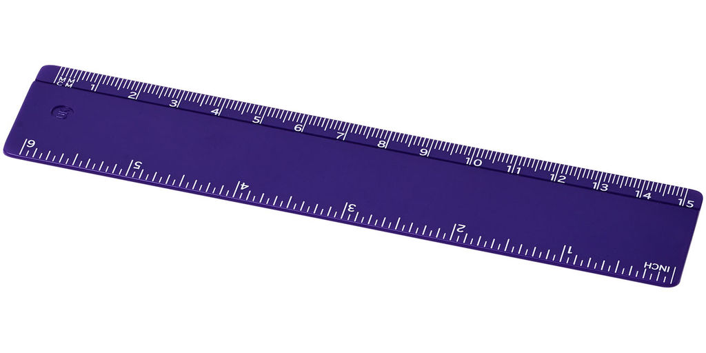 Лінійка Renzo  15 см, колір пурпурний