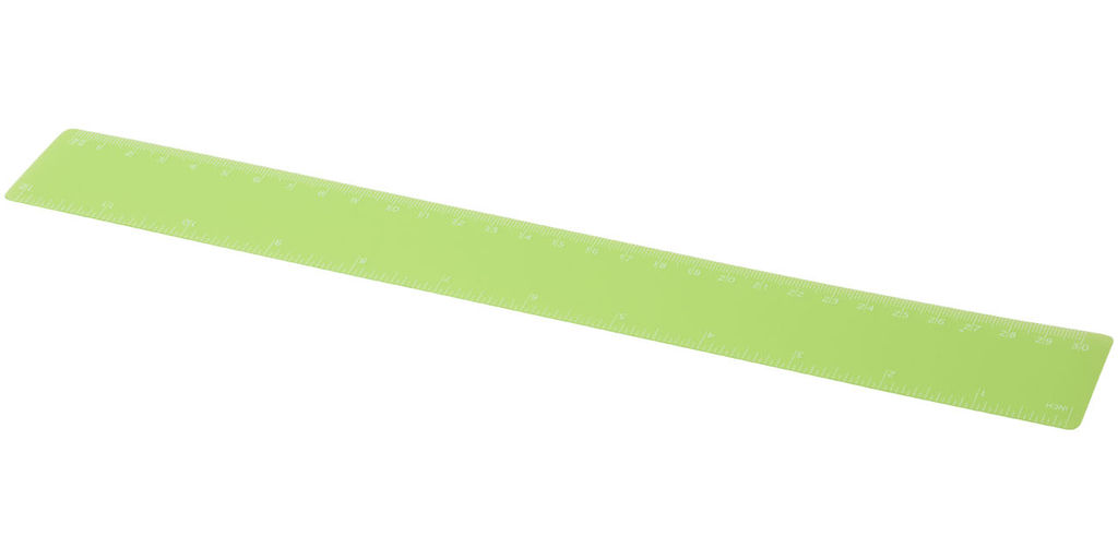 Лінійка Rothko  30 см, колір зелений прозорий
