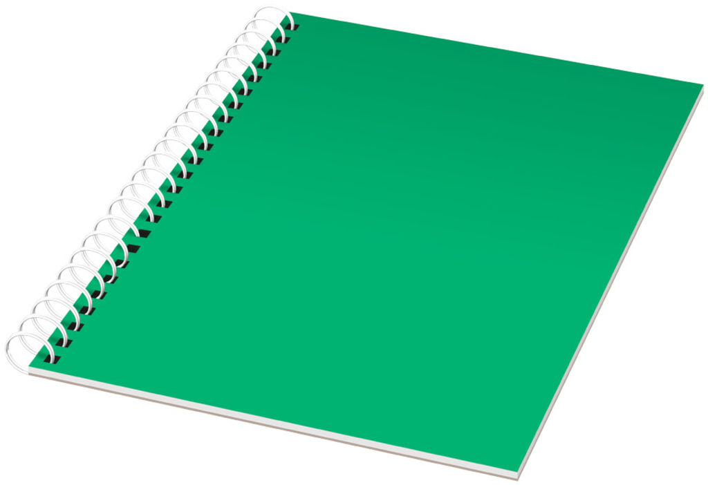 Блокнот Rothko  А4, колір зелений, білий