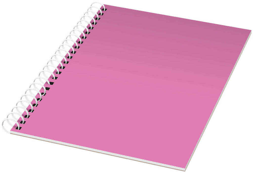 Блокнот Rothko  А4, колір рожевий, білий