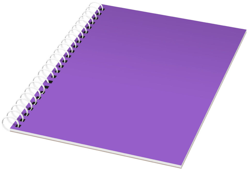 Блокнот Rothko  А4, колір пурпурний, білий