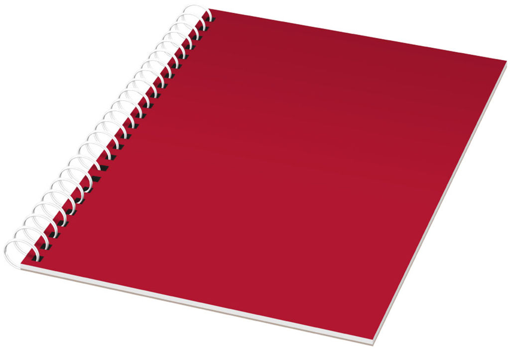 Блокнот Rothko  А4, колір червоний, білий