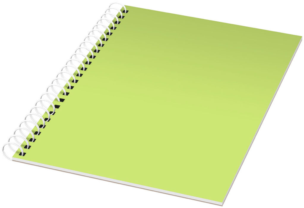 Блокнот Rothko  А4, цвет матовый зеленый, белый