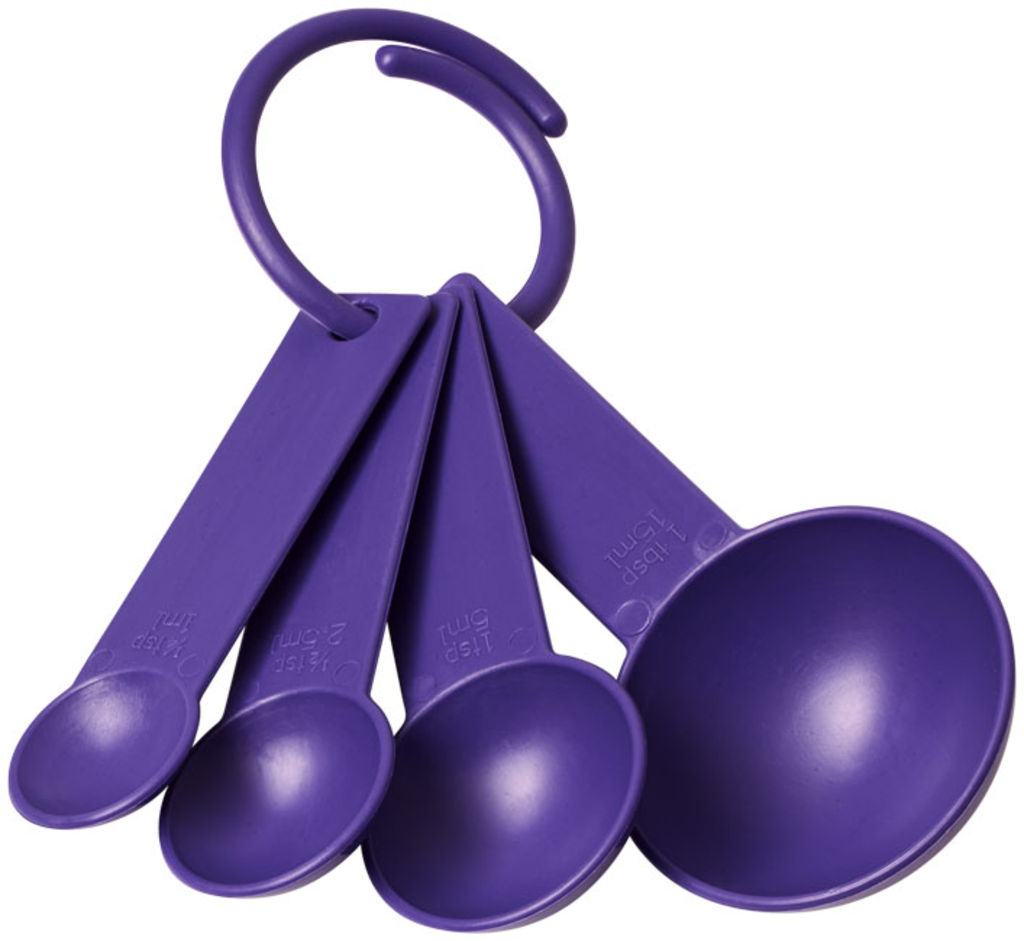 Комплект мерных ложек Ness , цвет пурпурный