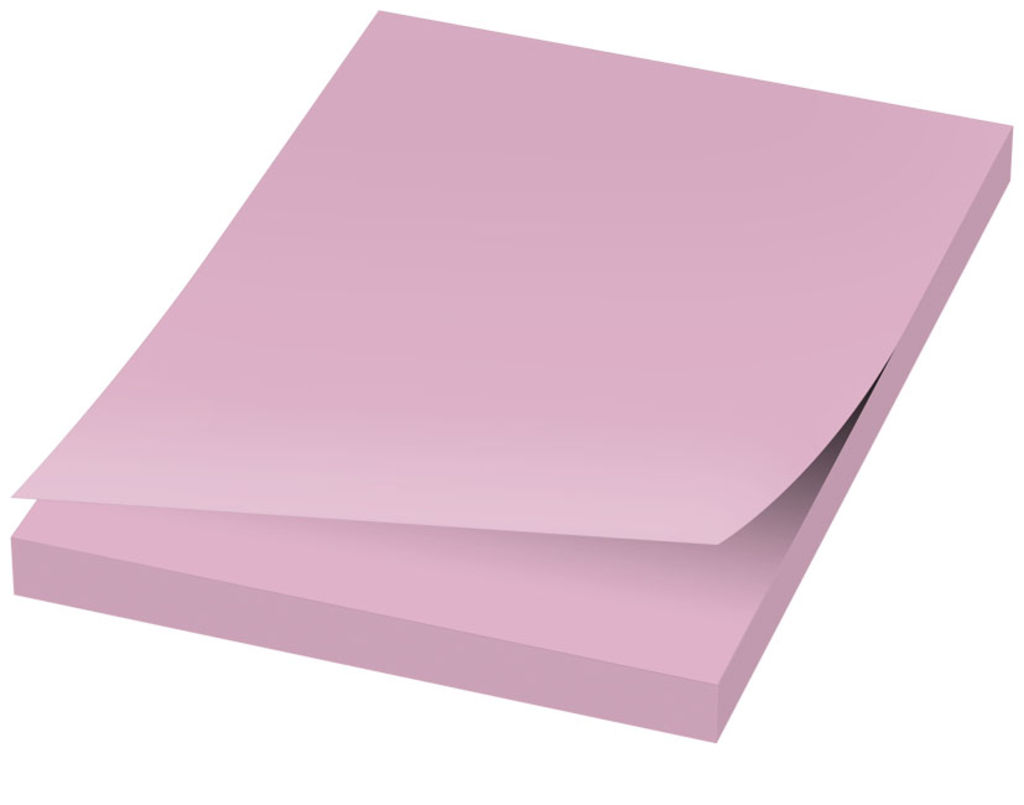 Бумага для заметок Sticky-Mate  52х75, колір світло-рожевий