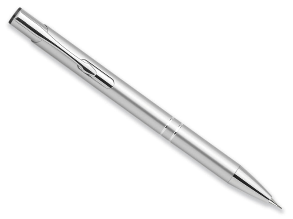 Металевий автоматичний олівець, графіт 0,5 мм, колір срібний