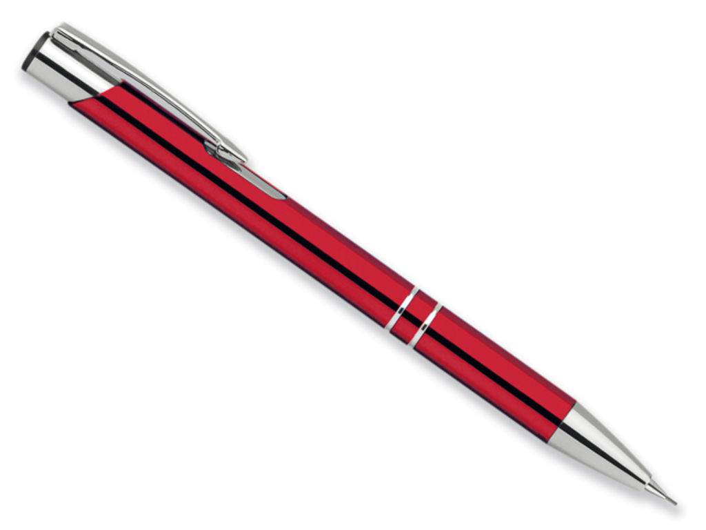 Металлический автоматический карандаш, графит 0,5 мм, цвет красный