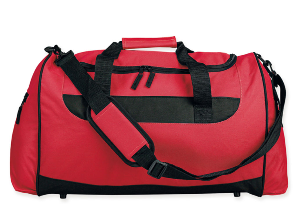 Дорожня сумка з поліестеру, 600D, колір червоний