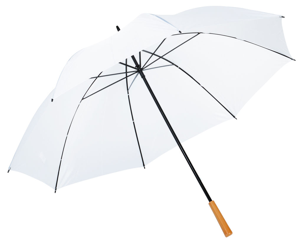Зонт-трость RAINDROPS, цвет белый
