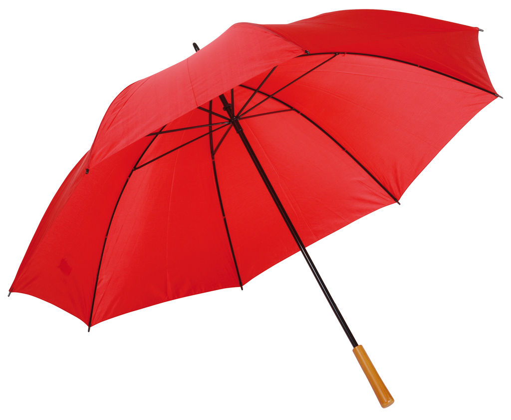Зонт-трость RAINDROPS, цвет красный