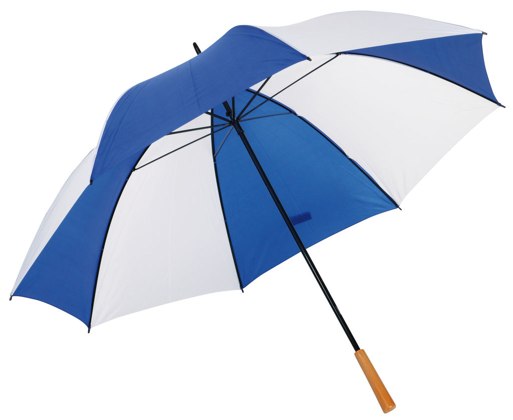 Зонт-трость RAINDROPS, цвет белый, синий